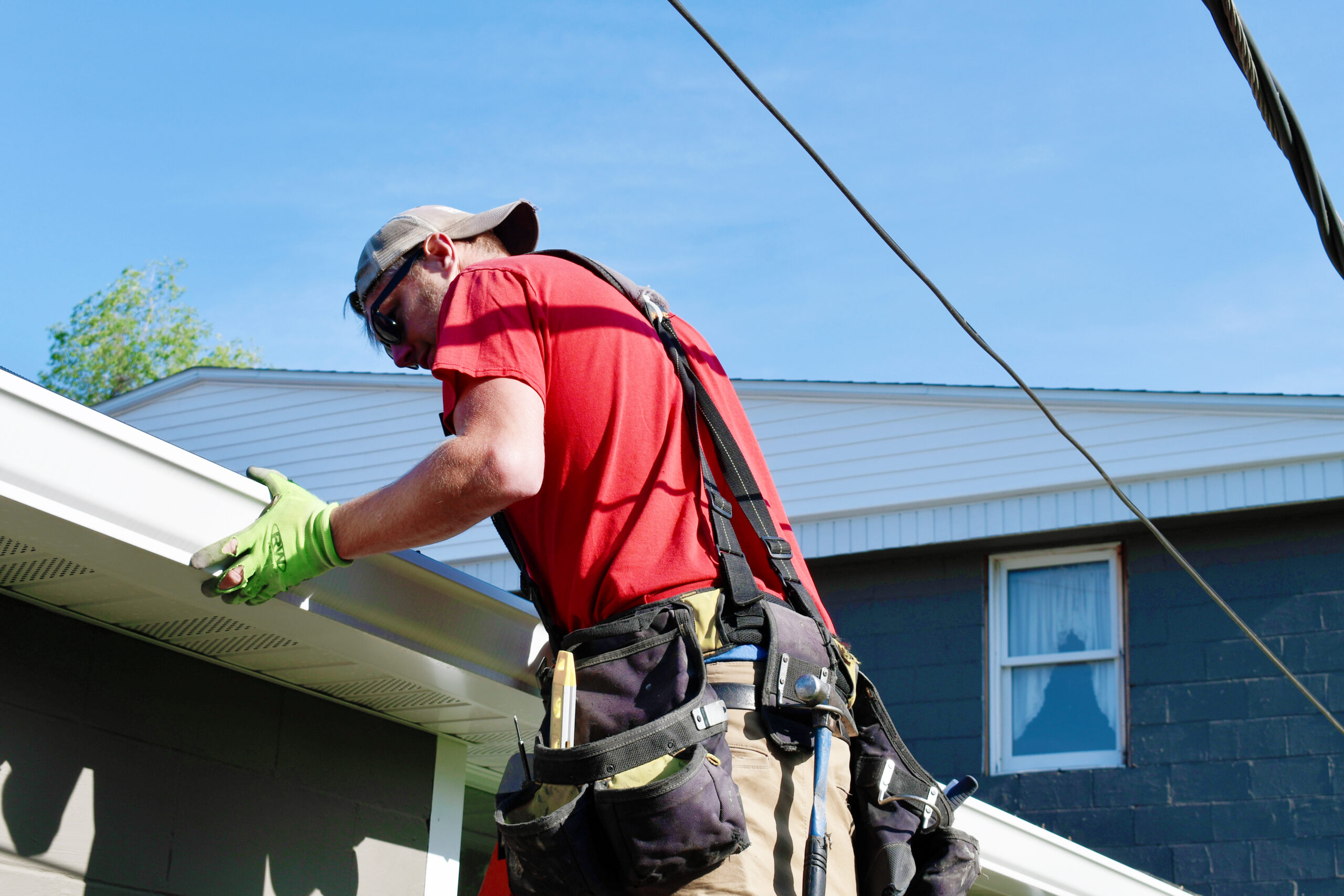 Peoria Gutter Masters install 1